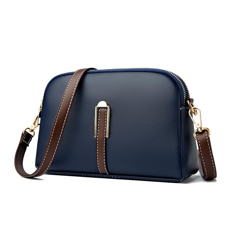 

Women s Shoulder Bag PU Handbag Designer Cowhide Flap Bag Luxury Women s Messenger Bags Crossbody Bags for Women темно-синього кольору