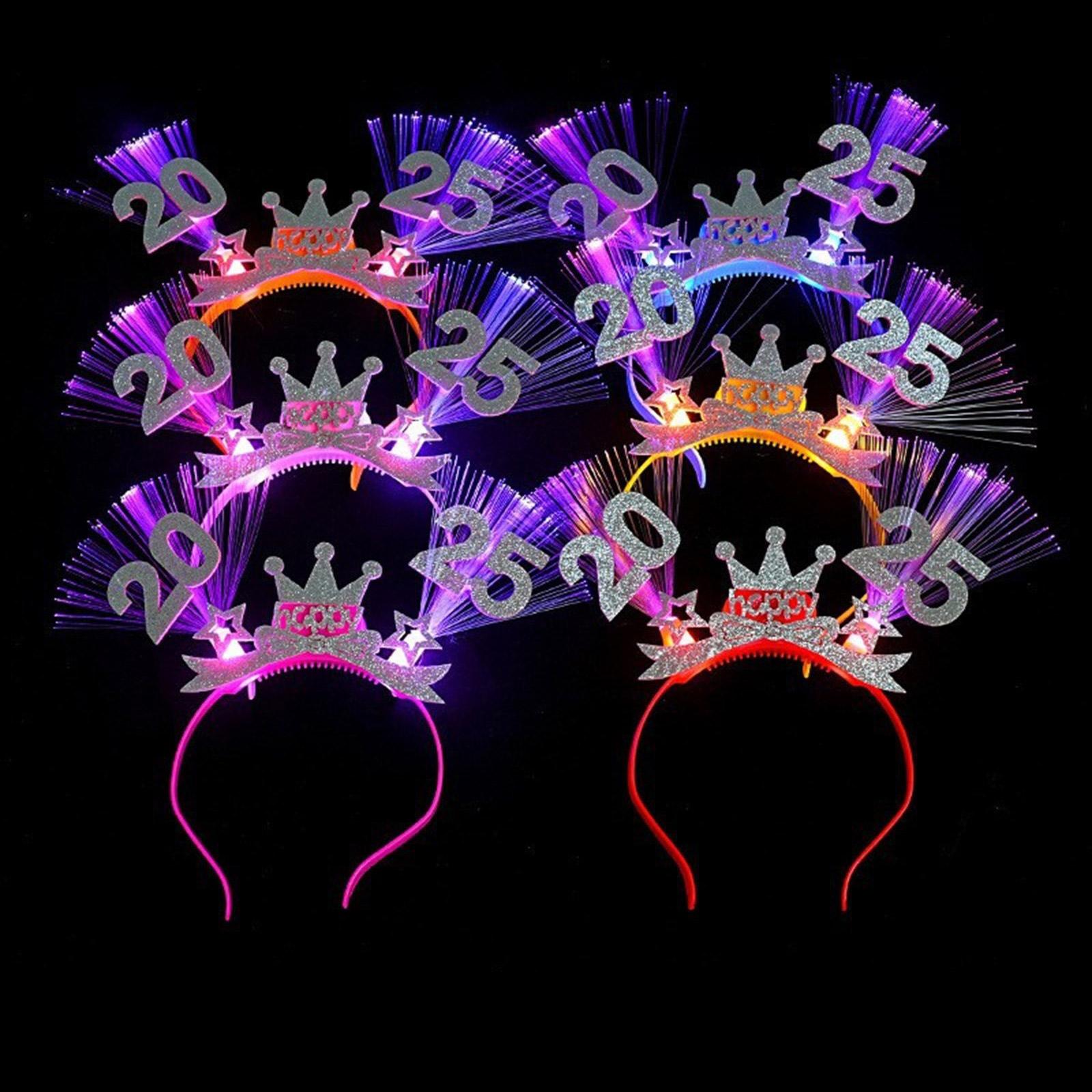 

Светящаяся повязка на голову с бантом 2025 Головной убор для рождественской вечеринки Фотореквизит Головной убор для рождественской вечеринки Аксессуары для косплея B