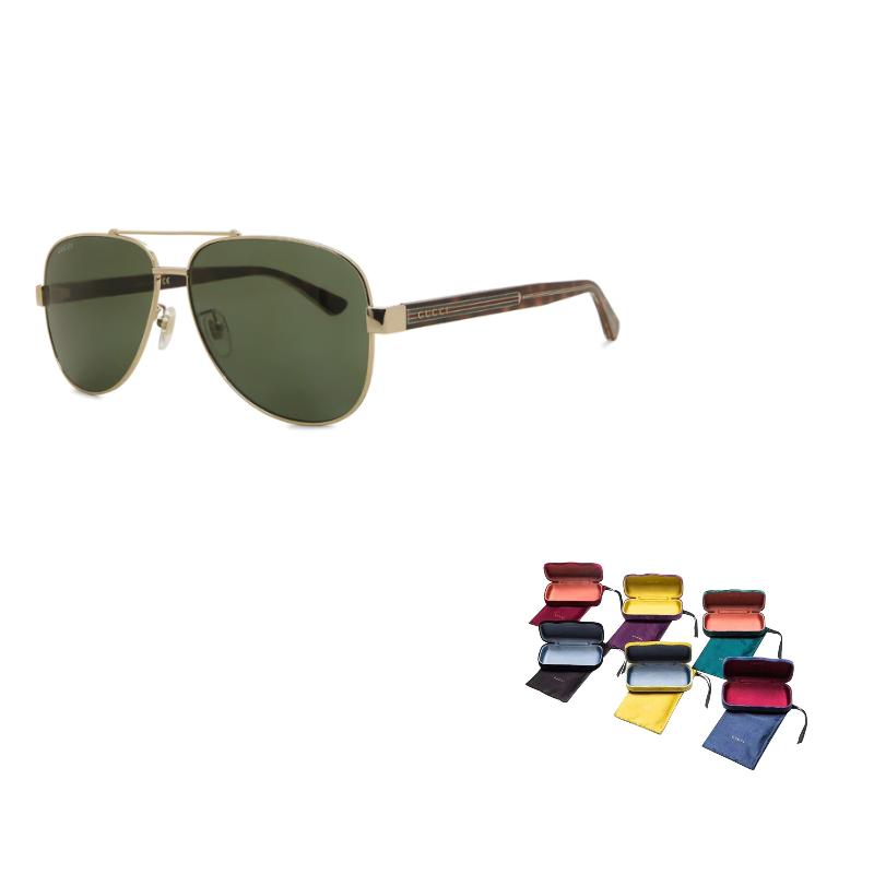 GUCCI Eyewear Round-Frame Sunglasses (Unisex) Sunglasses GG0528S