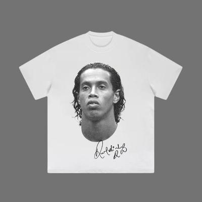 Big Head RONALDINHO YOUNG Unisex T-Shirt, RONALDINHO Vintage Unisex T-Shirt, Unisex Soccer Shirt