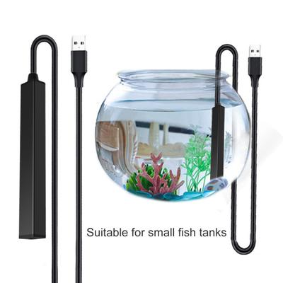 Fish Tank Heater Safe Low Voltage USB Charging Heat-Resistant Waterproof Heating Fish Tank Well-sealed