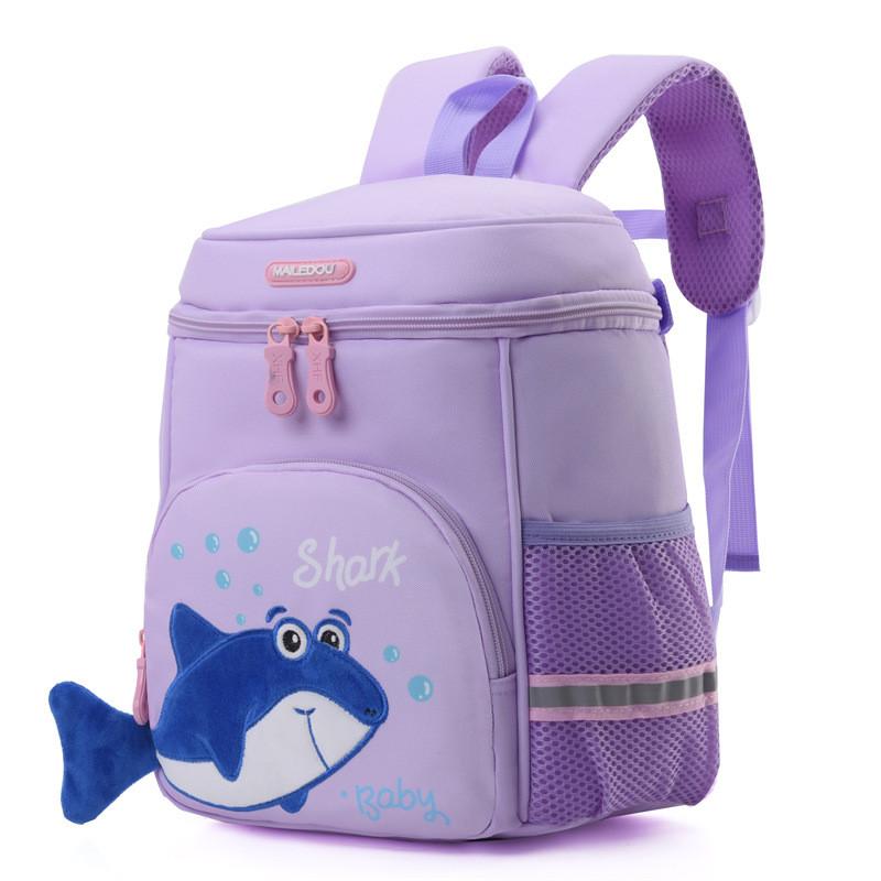 Adorable Shark Backpack For Kids Lightweight Stylish Water Bucket Design For School