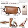 CONTACT'S Genuine Leather Small Shoulder Bags for Women Luxury Designer Sling Bags Female Handbags Clutch Bags Phone Pocket Wallets