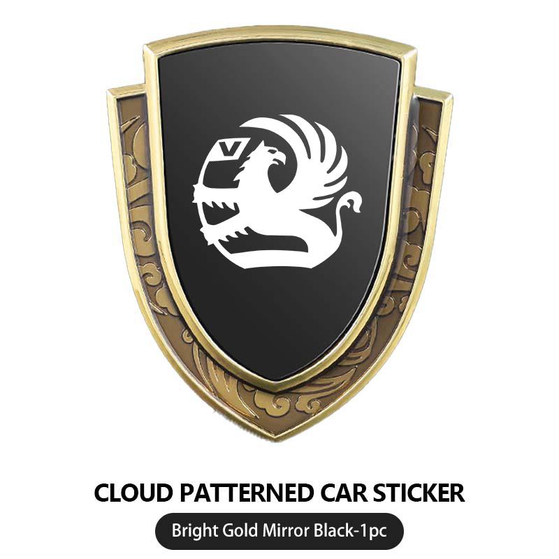 3D Auto Stickers Metal Logo Emblem Sticker Decal Car Styling For Vauxhall Corsa Astra Mokka Grandland Crossland Combo Life