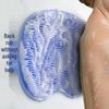 Wall-Mounted Non-Slip Back and Foot Scrubber with Suction Cup