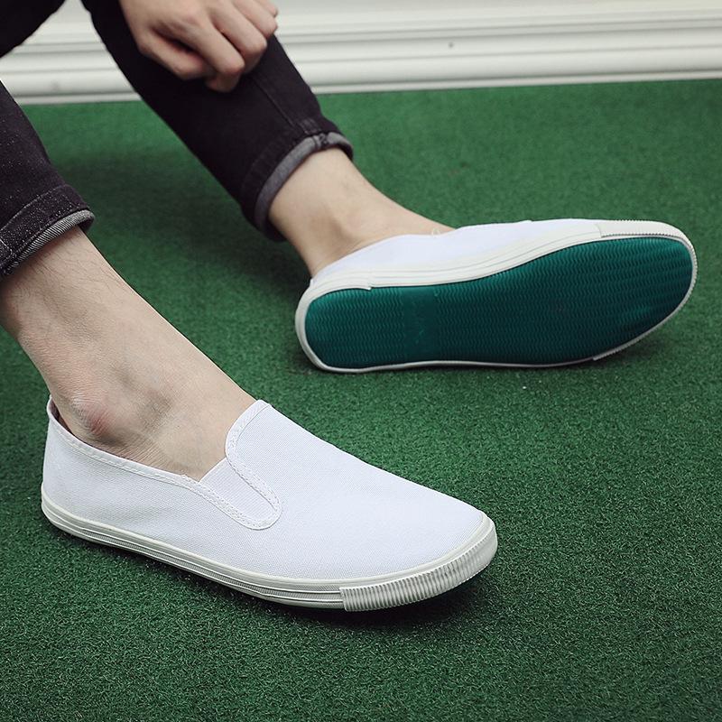 Unisex Slip-On Anti-Static Canvas Work Shoes for Medical Use