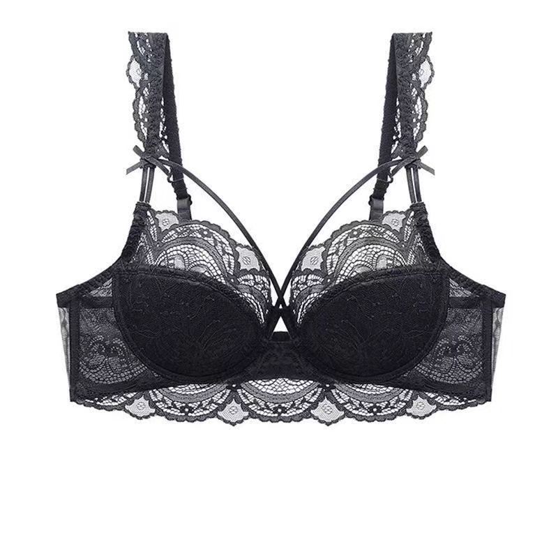 

Сексуальное кружевное нижнее белье Push Up Бюстгальтеры с большой грудью Backless Fashion Brassiere 38/85AB