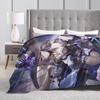 Honkai Star Rail Black Swan Blanket  Soft Novelty Plush Throw Blanket For Kids Adult Outdoor Flannel Bedspread Bed Cover