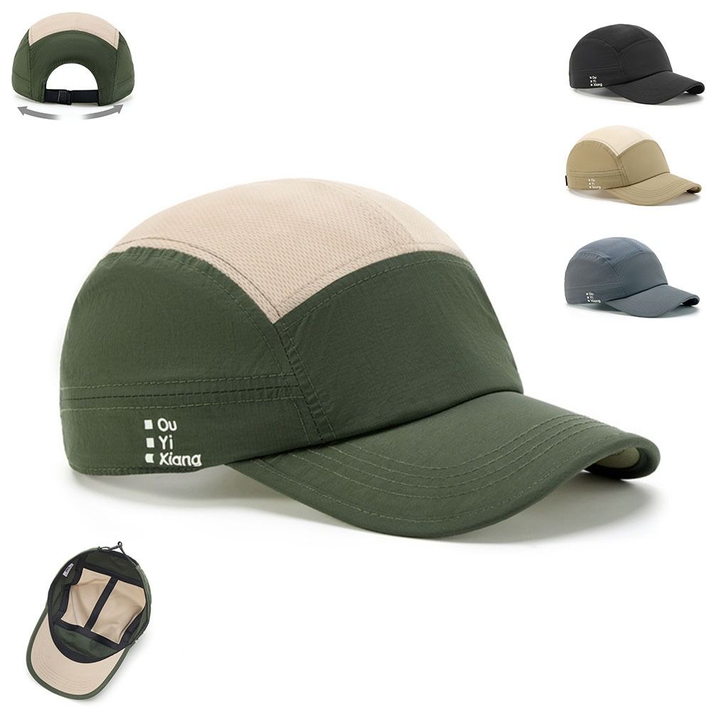 Quick Drying Peaked Caps Mesh Baseball Hats Simple Sun Hat  Outdoor Camping Running