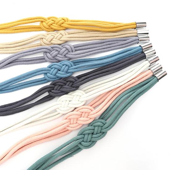 2 st Slitstark gardinhållare Rostsäker Fint utförande 8 stilar handvävd gardinspänne för hotell