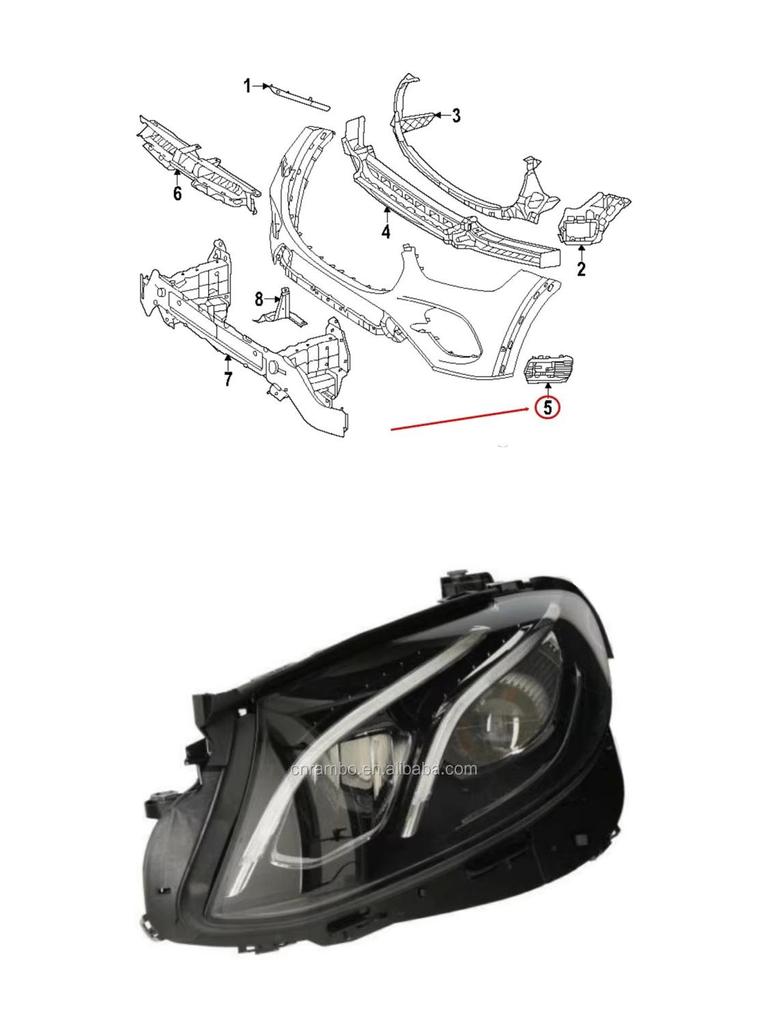 Lower Shock Absorber for 2020-2025 Mercedes-Benz W167