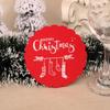 Cross-Border Felt Christmas Coaster Set: Festive Tea & Home Decor for Hotels & Restaurants
