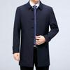 Herbst- und Winterjacke Herren Revers Business-Führer Mittleren Alters und Ältere Väter Windjacke
