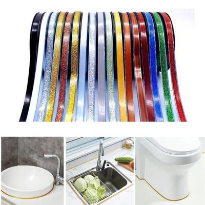 Selbstklebendes Fugenband für Keramikfliesen, für Küche, Bad, schimmelresistent, wasserdicht, schönes Nahtband, für Wand und Boden, Fugenlinie, Dekorstreifen