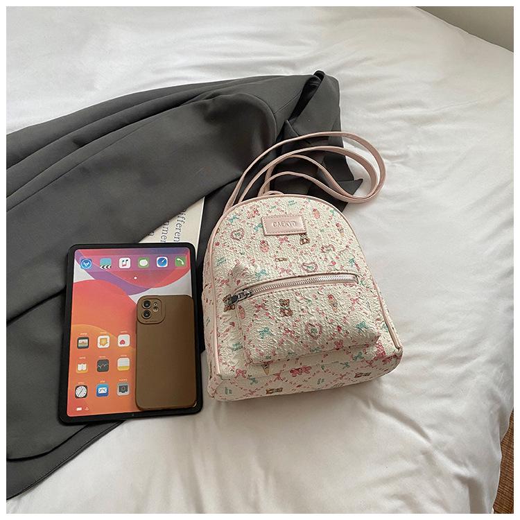 2025 New Cartoon Bear Print Backpack - Cute, Casual, and Stylish for Students