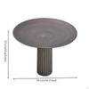 Pedestal Fruit Tray Sculptural Bowl with Lustrous for Living Room