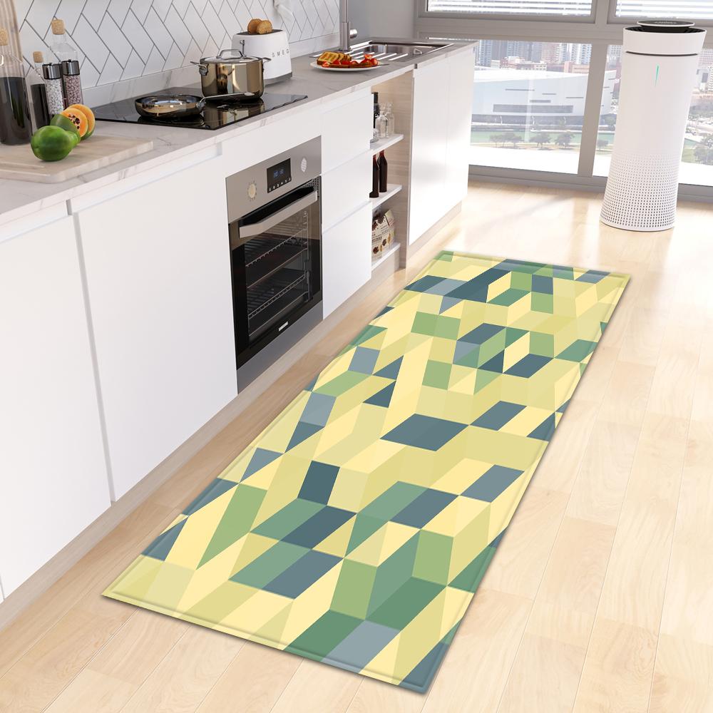 Kitchen Mat Home Bedroom Entrance Door Mat Living Room Floor Carpet Corridor Balcony Door Non-slip Carpet