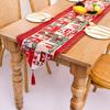 Christmas Decorations Table Flags Fashion Fabric Christmas Table Desktop Decorative Tablecloth Christmas Ornament