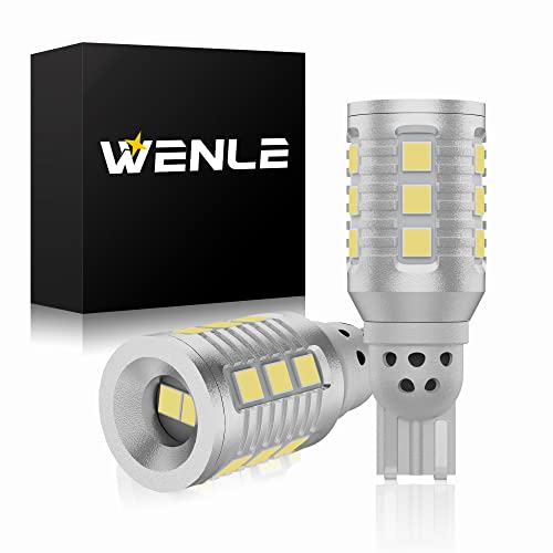 

Светодиодный фонарь заднего хода WENLE Super Bright T16, белый 6000K, цвет отражателя соответствует серебристому, для транспортных средств DC12V, набор из 2 шт. для левого и правого