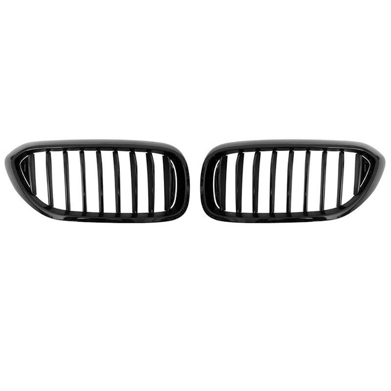 For BMW 5 Series G30 G38 525I 530I 540I 550I 2018-2020 Grilles Gloss Black Grille Car Front Bumper Kidney Grills Racing Grill