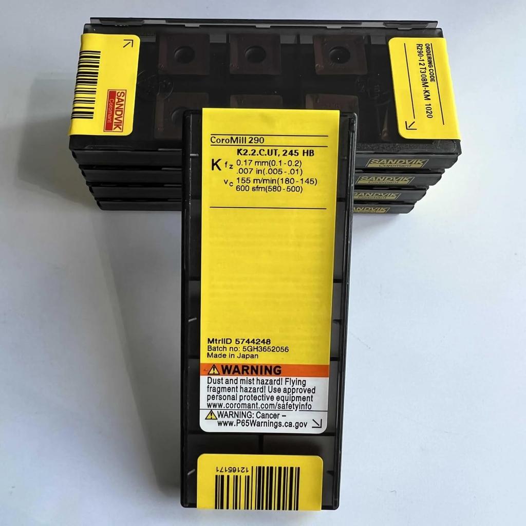 Original Sandvik / R290-12T308M-KM 1020  / CNC Lathe Carbide Blade 10 Pcs