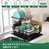 MAJALiS Dish 2 Dish Drying Over the Sink Dish Dish Knife Chopstick Automatic Easy To 2 Length X Width X Height 33CM Drainer, Tier, Rack, Drainer,