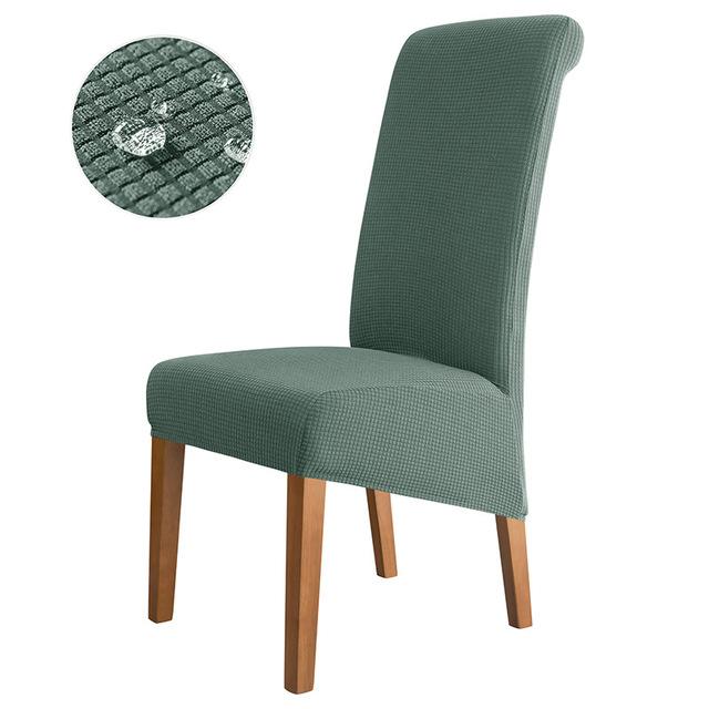 Water Resist King Back Chair Cover For Dining Room Kitchen Wedding Home Use Xl Size Chair Covers Anti -Dirty Home Use Decor Seat Protectors