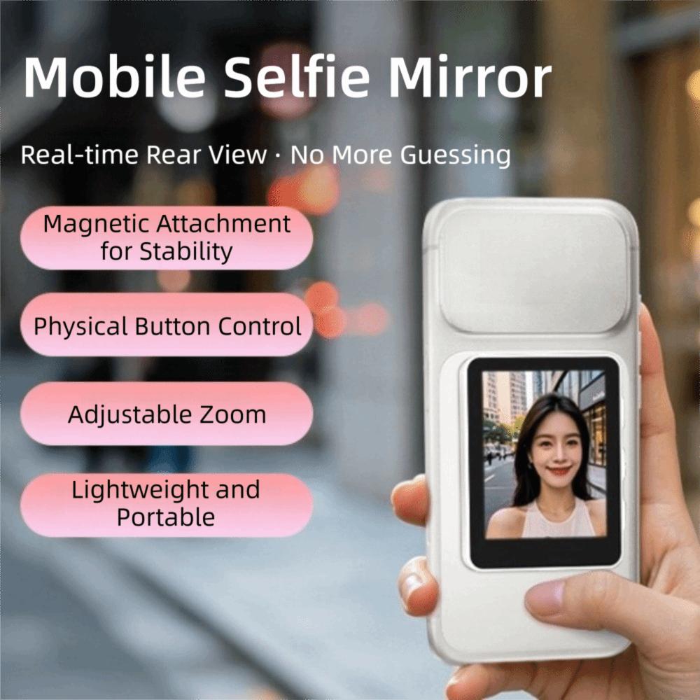 Portable Wireless Monitor Screen Magnetic Mount Smartphone Selfie Screen Outdoor Selfie