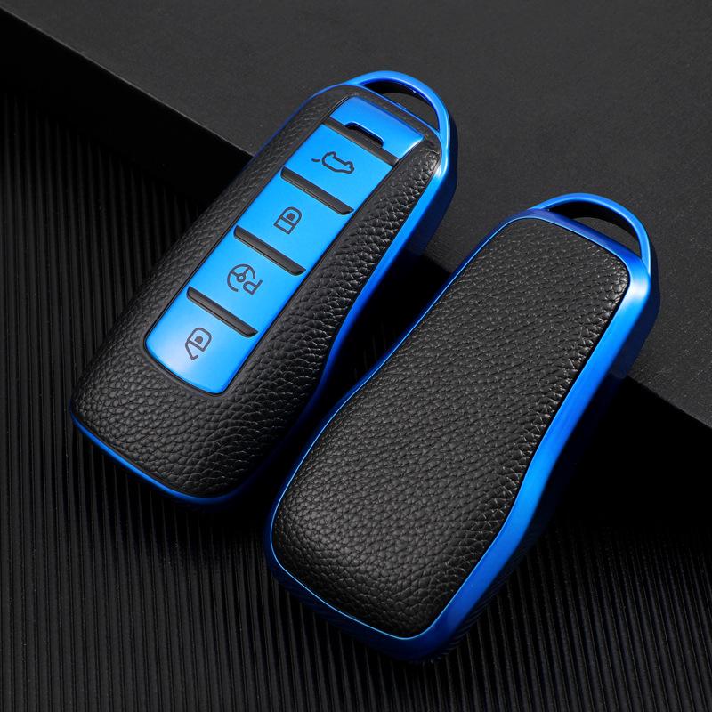 

2019 Xiaopeng G3 Чехол для ключа автомобиля: Премиальная кожаная текстура, Полное покрытие, Защита от падений для мужчин и женщин PE Bag