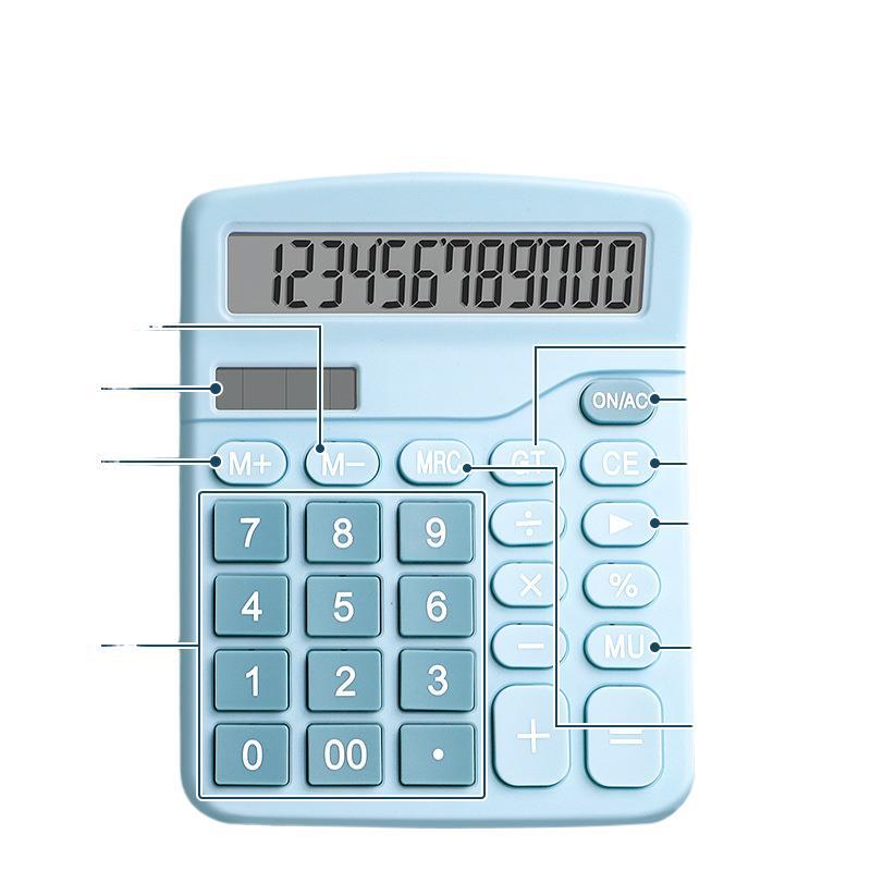 Compact Solar-Powered Calculator: Adorable Goddess Design for Office, School, Accounting & Finance