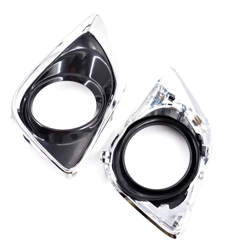 LH & RH Fog Light Lamp Bumper Cover Insert Replacement For Toyota Venza 2013-16