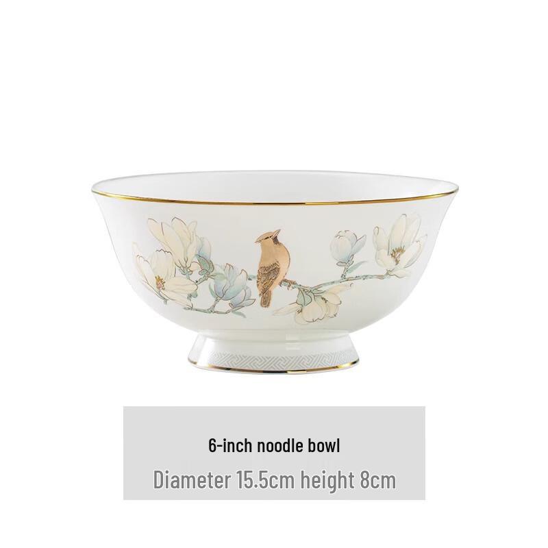 Lin Pan Bone China 6-inch Noodle Bowl