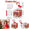 Red Christmas Theme Pattern Gift Box For Gift Packaging And Seasonal Party Decor