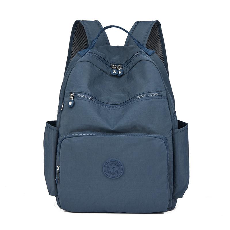 Backpack Large Capacity Women's Travel Backpack Nylon Student School Bag