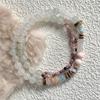 B165 Design Sense Multi Layer Bead Simple Texture Fresh Antique Style Bracelet Fresh Jade Fairy Feeling Lucky Hand Trend Bangle