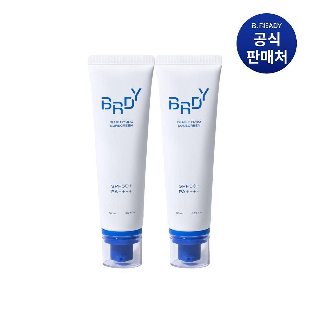 Blue Moisture Sunscreen SPF50+ PA++++ 50ml 2 pieces