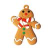 6PCS Gingerbread Man Ornaments Traditional Gingerbread Man Doll Hanging Christmas Tree Ornament Holiday Decorations