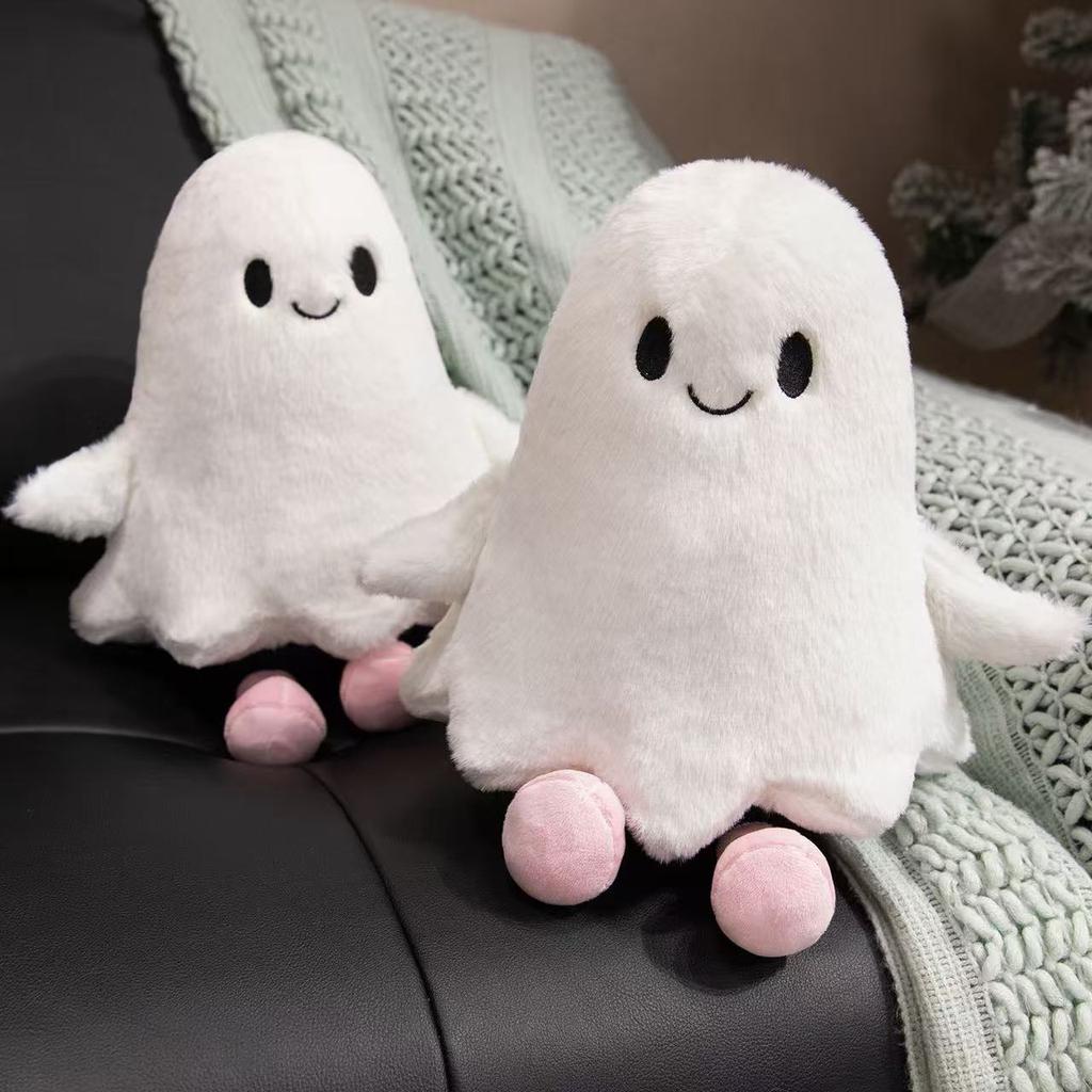 Ultima Bambola Zucca Fantasma di Halloween Peluche Giocattolo Bambola Fatta a Mano Cartone Animato Anime Carino Regalo di Compleanno per Amici Bambola Divertente