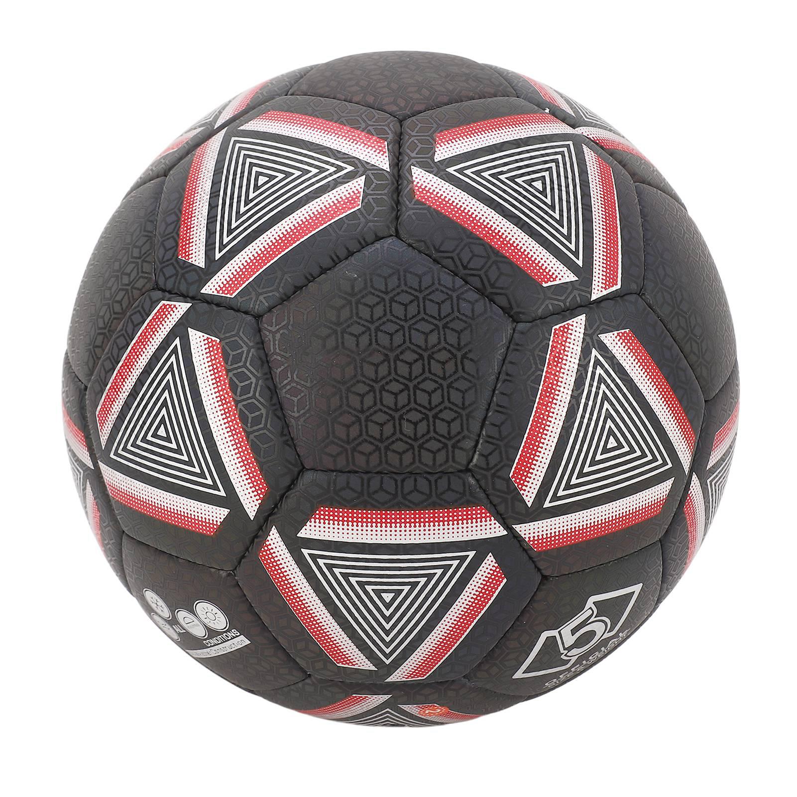 Vestidos Luminous Soccer Pu Size 5 Flat Surface Bright Reflective Soccer Ball For Soccer Training