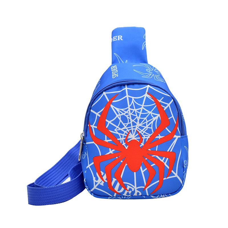 Cartoon Spider Web Lightweight Crossbody Bag for Kids - Cute Single Shoulder Bag for Boys & Girls
