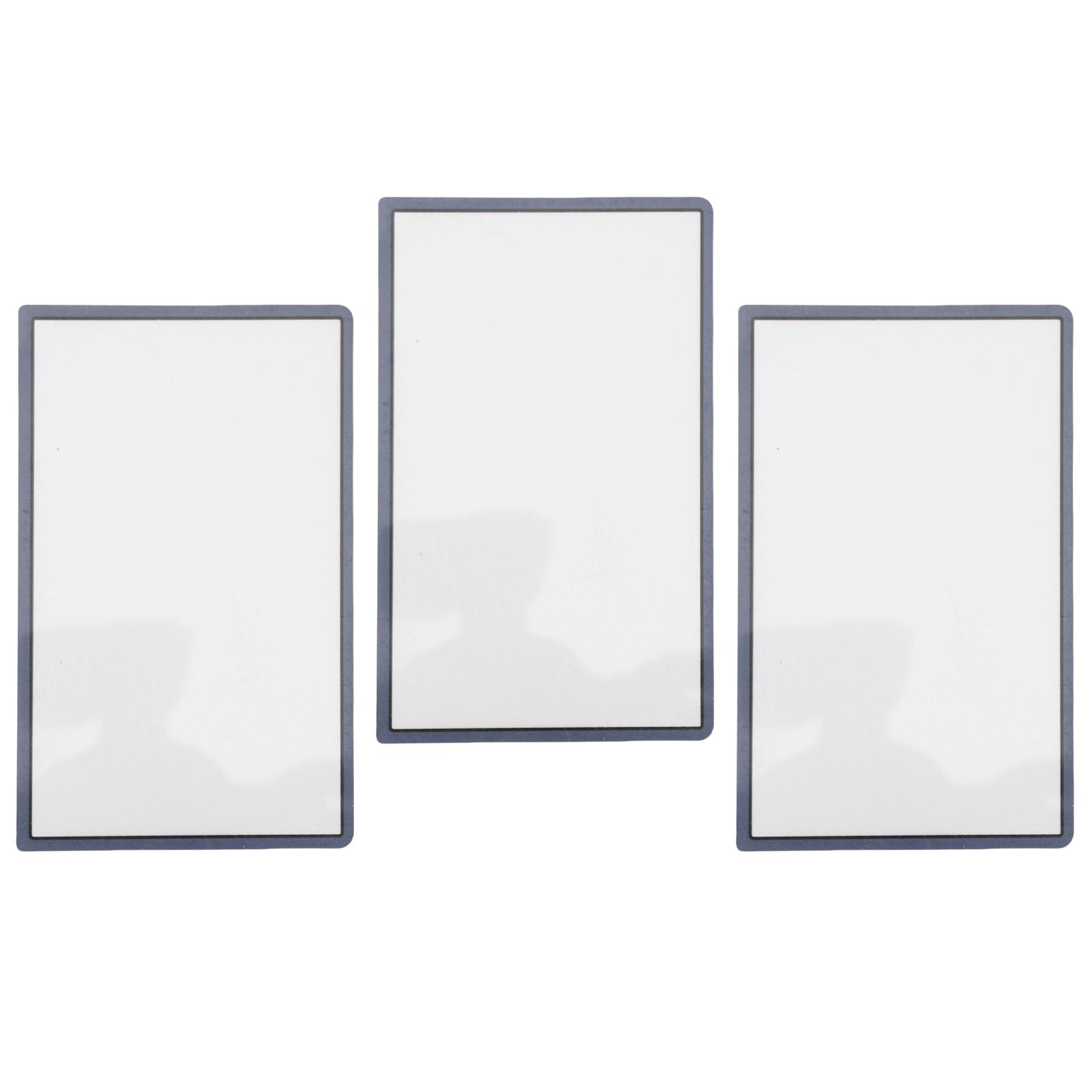 

3 шт. верхняя верхняя рамка экрана крышка объектива смола гладкая сенсорная износостойкая сменная линза экрана синий