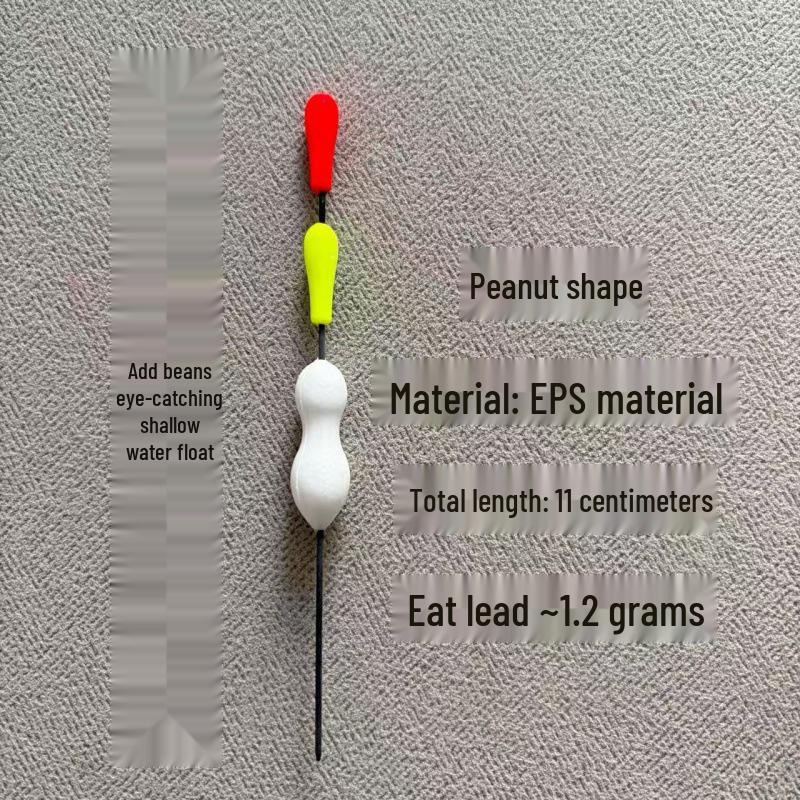Hochsensibler, verdickter Schwimmer für flaches Wasser & Winterfischen