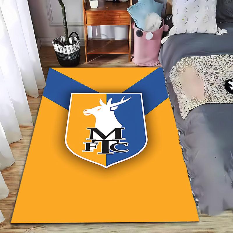 Deer Emblem Shield Pattern Carpet suitable as a non-slip mat for the living room or bedroom sofa