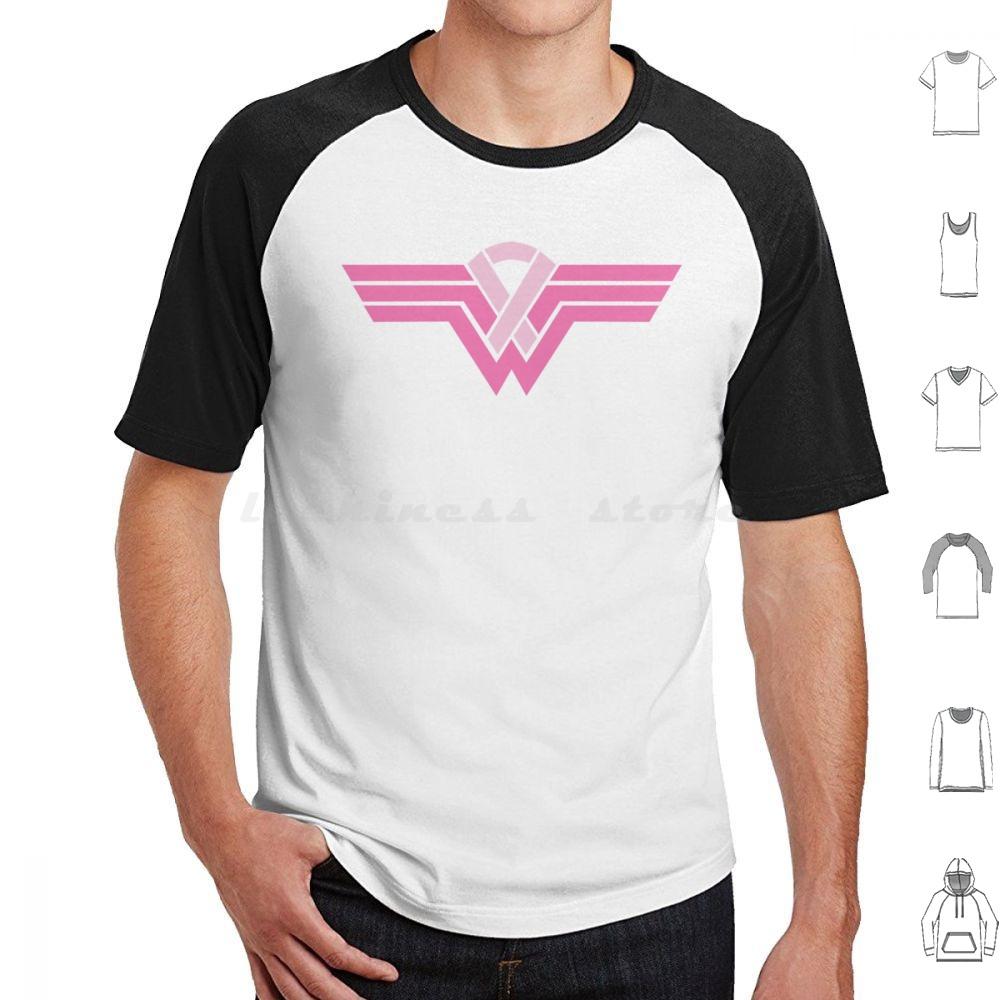 Superhero RibbonBreast Cancer Awareness T Shirt Big Size 100 Cotton Breast Cancer Survivor Breast Cancer Awareness Pink