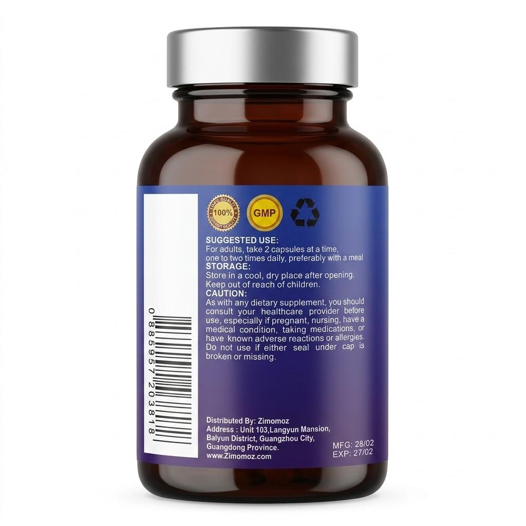 1000mg Magnesium Complex - 10 Elemental Magnesium Complex & Zinc for Calming Sleep & Relax
