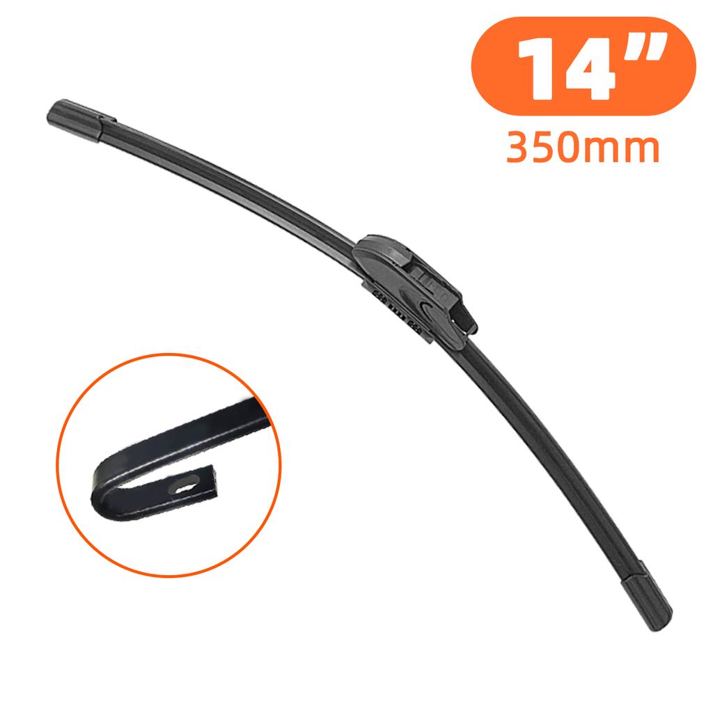 Wiper Blade Universal General J U Hook 13"14"16"17"18"19"20"21" 22" 24" 26"28" Windshield Windscreen Rubber Car Accessories