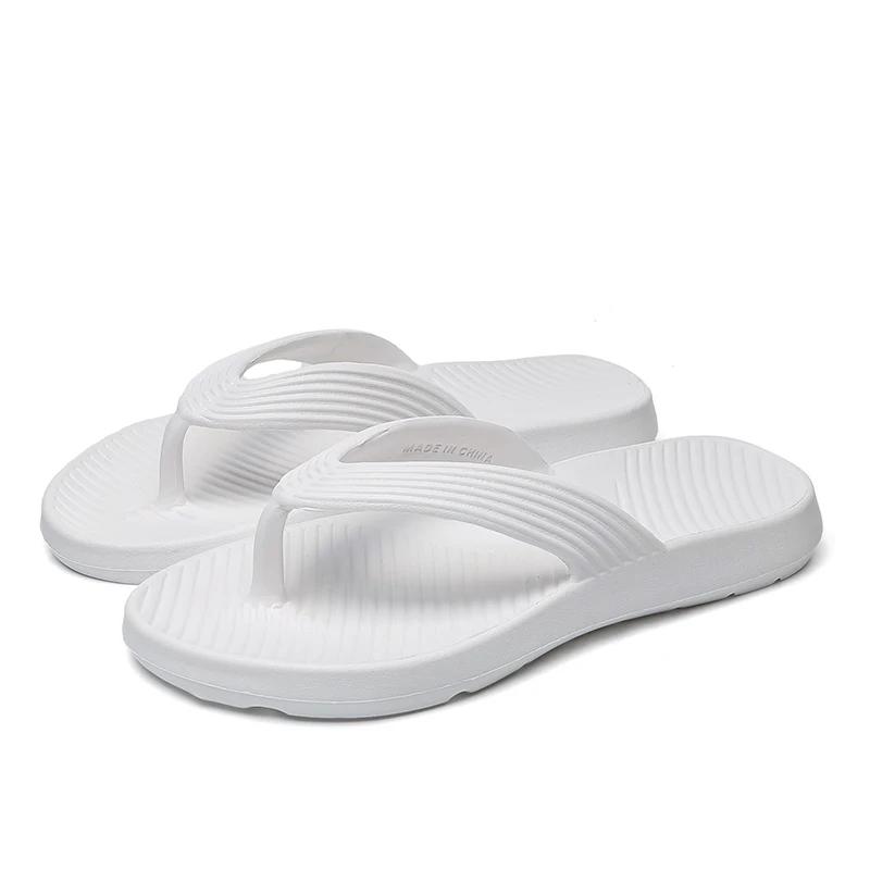 

Fashion Lightweight Eva Beach Flip Flops for Women Summer 2025 Soft Sole Clip Toe Thong Slippers Woman Comfort Non Slip Bathroom Slides 36-37 белый