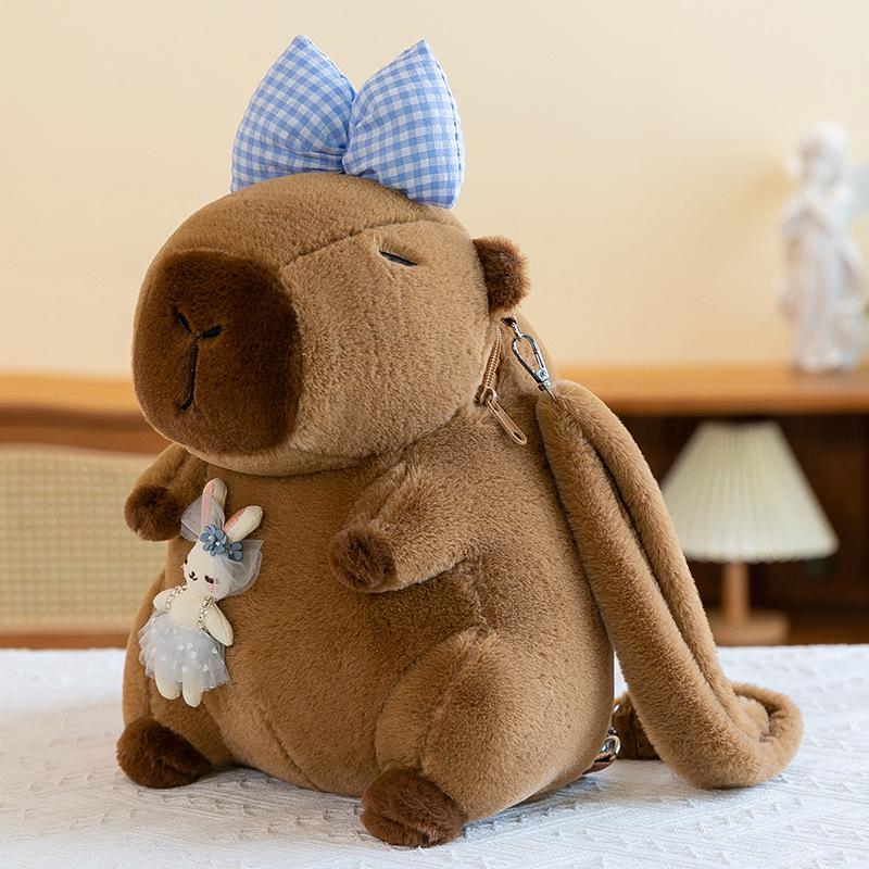 Capybara Plush Toy Backpack: Trendy Student Gift