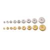 5-100 Piezas Acero Inoxidable Espaciadores Circulares Planos Para Pulsera DIY Collar Accesorios para Hacer Joyería