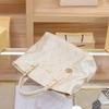 Real Leather Tote Bag for Women, New Summer High-end Feel, Large Capacity Commuting Bag, One Shoulder Hand-held Bag